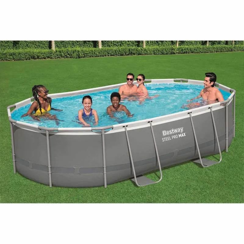 Piscina da giardino per bambini, 488 x 305 x 107 cm, 18-in-1 Bestway 56448