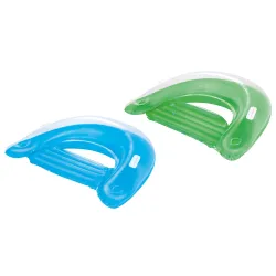 Bestway 43118 Poltrona Gonfiabile da Nuoto con Braccioli e Porta Bicchieri 152 x 99 cm Verde