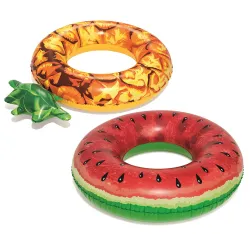 Bestway 36121 Anello Nuoto Frutta 2 Disegni Ananas