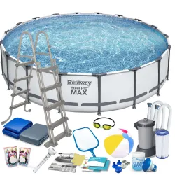 Piscina da giardino con telaio 549 x 122 cm 18in1 Bestway 56462