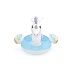 Unicorno gonfiabile 155 x 119 cm, grande divertimento per i bambini in giardino