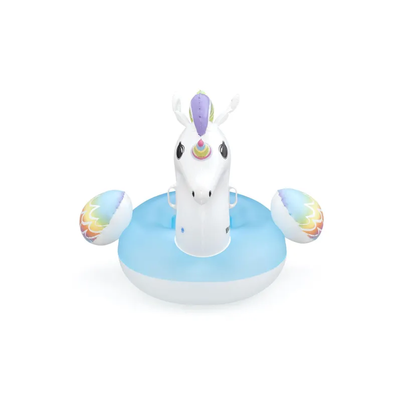 Unicorno gonfiabile 155 x 119 cm, grande divertimento per i bambini in giardino