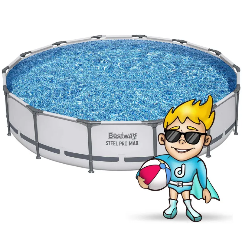 Piscina da giardino con design moderno 427 x 84 cm, perfetta per il relax
