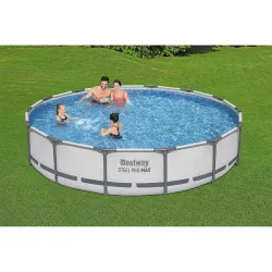 Piscina da giardino 427 x 84 cm, perfetta per il relax nei giorni caldi