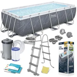 Bestway 404 x 201 x 100 cm piscina da giardino con telaio 11-in-1 56721