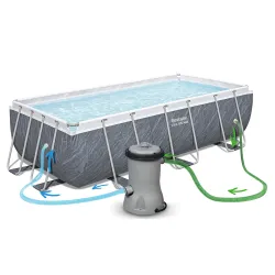 Piscina da giardino 11-in-1 Bestway 56721 ideale per il relax in giardino