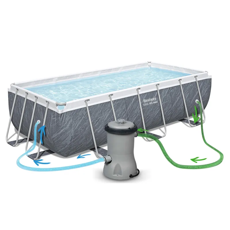 Piscina da giardino 11-in-1 Bestway 56721 ideale per il relax in giardino