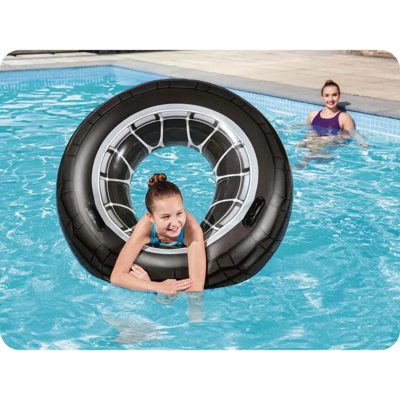 Anello da nuoto pneumatico 119 cm, comodo e sicuro per i bambini