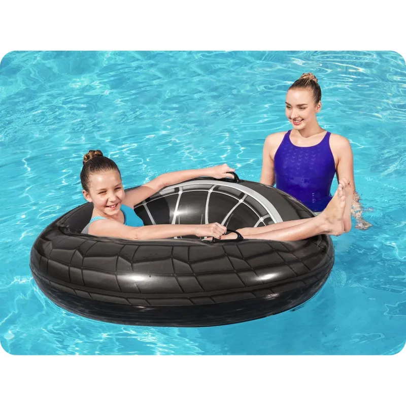 Anello da nuoto pneumatico 119 cm, materiale PVC resistente
