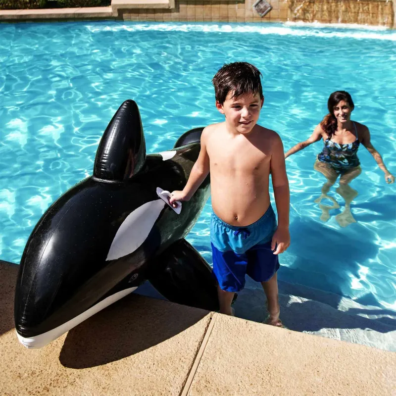 Orca Jumbo Gonfiabile Bestway 41009, grande divertimento per giardino o piscina