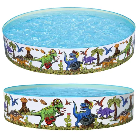Piscina da Giardino Dinosauri 244x46cm, perfetta per il divertimento all'aperto