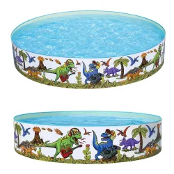 Piscina Gonfiabile per Bambini Dinosauro 183 x 38 cm Bestway 55022