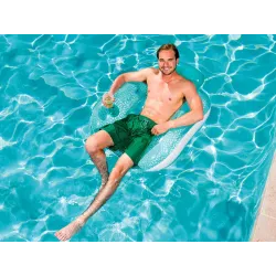 Bestway 43097 Poltrona Gonfiabile Blu per Piscina, perfetta per l'uso all'aperto