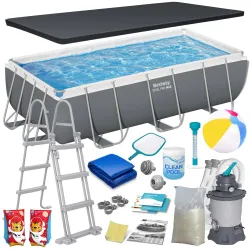 Bestway Piscina da Giardino con Telaio 404 x 201 x 100 cm 18in1 56442
