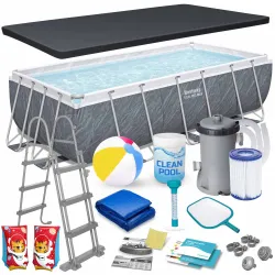 Bestway Piscina da Giardino con Telaio 404 x 201 x 100 cm 18in1 56721