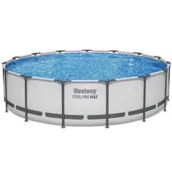 Piscina in acciaio 457 x 107 cm, resistente e perfetta per l'estate