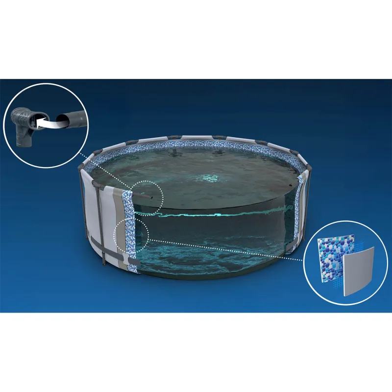 Piscina da giardino elegante 305 x 76 cm Bestway 56406