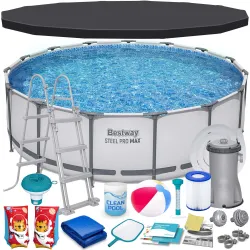 Piscina da giardino 457 x 122 cm, perfetta per il relax estivo all'aperto