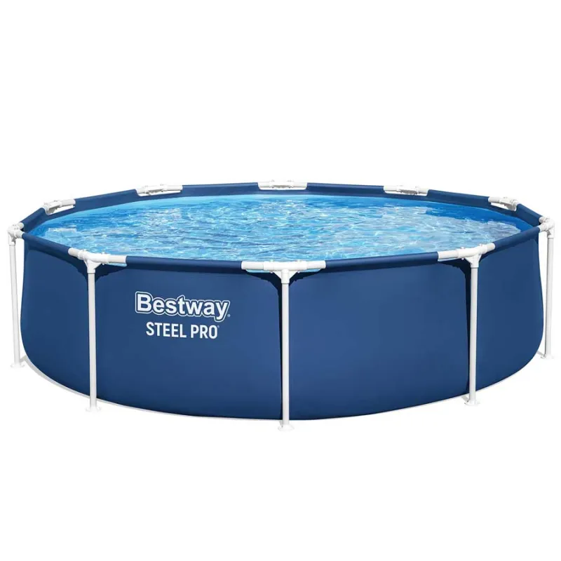 Piscina da giardino 305 x 76 cm 8-in-1, perfetta per il divertimento all'aperto dei bambini
