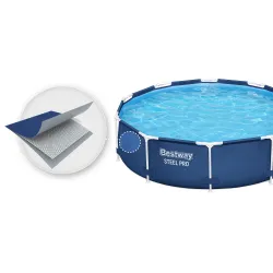 Piscina da giardino 305 x 76 cm, materiale resistente ai raggi UV per un uso prolungato