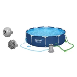 Piscina con struttura 305 x 76 cm, perfetta per il divertimento dei bambini in giardino