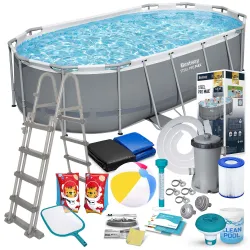 Piscina con telaio 427 x 250 x 100 cm 18in1 Bestway 56620