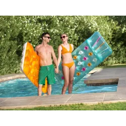 Materasso 188 x 71 cm Bestway 43014 blu, perfetto per il giardino e la spiaggia