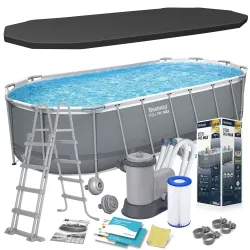Piscina in Acciaio 549 x 274 x 122 cm 12in1 Bestway 56710