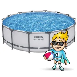 Piscina con telaio 11in1, perfetta per il divertimento all'aperto