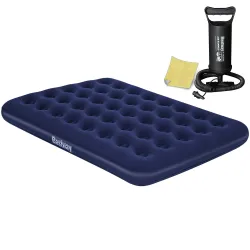 Materasso gonfiabile 191x132x22 cm con pompa a stantuffo Bestway 67002