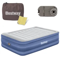 Materasso Gonfiabile 203x152x61 cm con Pompa Elettrica Integrata Bestway 67690