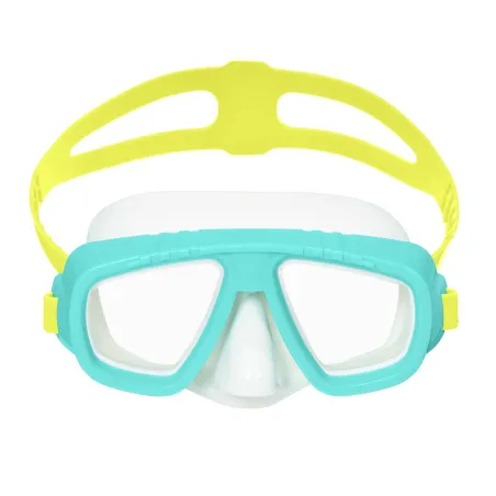 Maschera da nuoto turchese Bestway 22011 con vestibilità confortevole