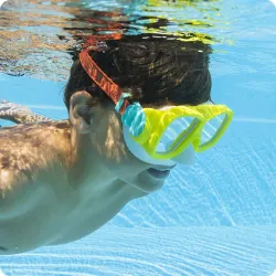 Maschera da nuoto vivace, ottima per le attività in piscina