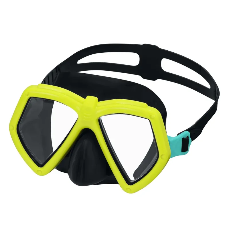 Maschera da nuoto gialla Bestway 22040, perfetta per avventure estive