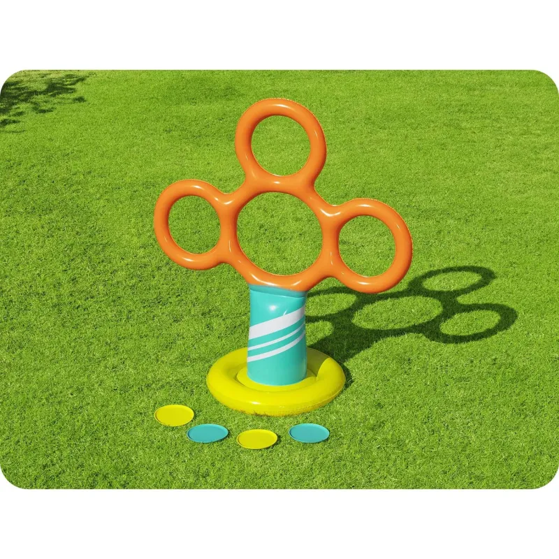 Bestway Supporto Frisbee con Cerchi per Bambini, perfetto per il gioco in giardino