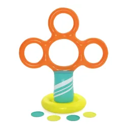 Bestway Supporto Frisbee con Cerchi per Bambini, ottimo per giochi da giardino per bambini