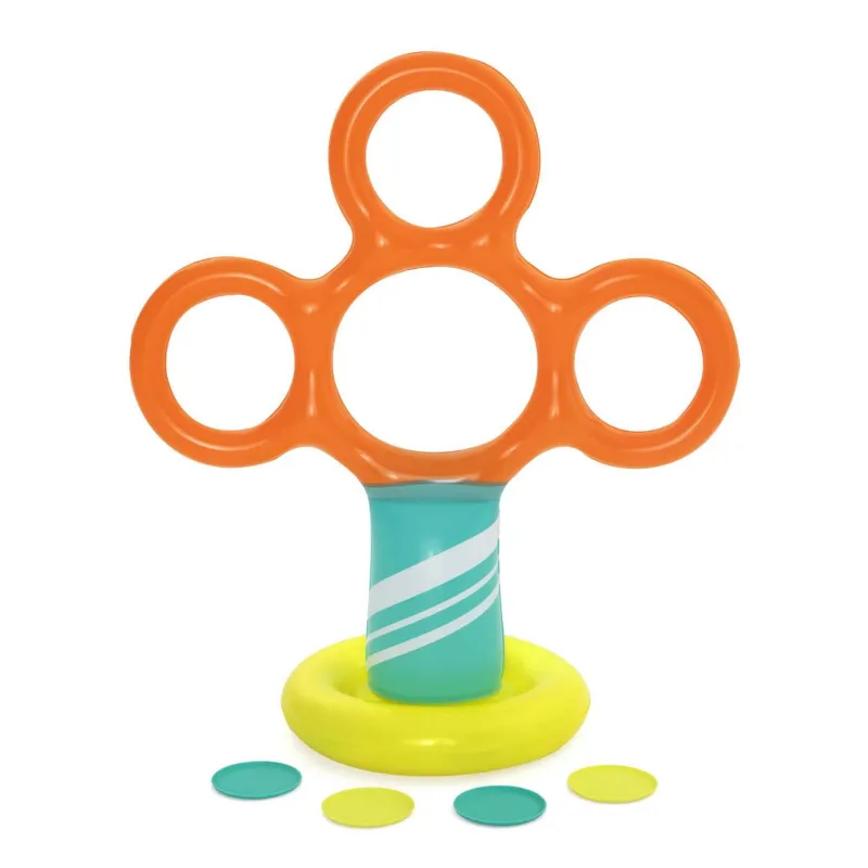 Bestway Supporto Frisbee con Cerchi per Bambini, ottimo per giochi da giardino per bambini