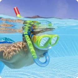 Bestway 24035 Set Immersione Verde, ottimo per snorkeling