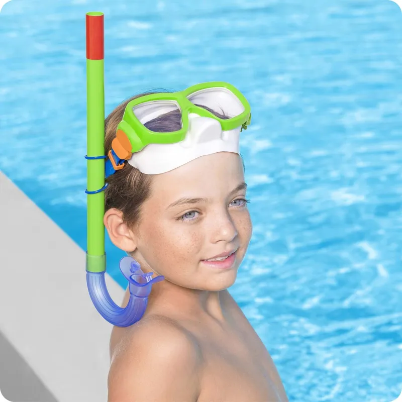 Bestway 24035 Set Immersione Verde, perfetto per l'uso in piscina o in spiaggia