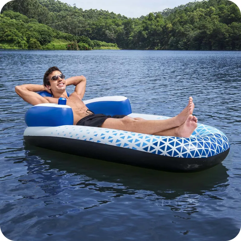 Materasso Galleggiante Indigo Wave Bestway 43533, ideale per rilassarsi in acqua