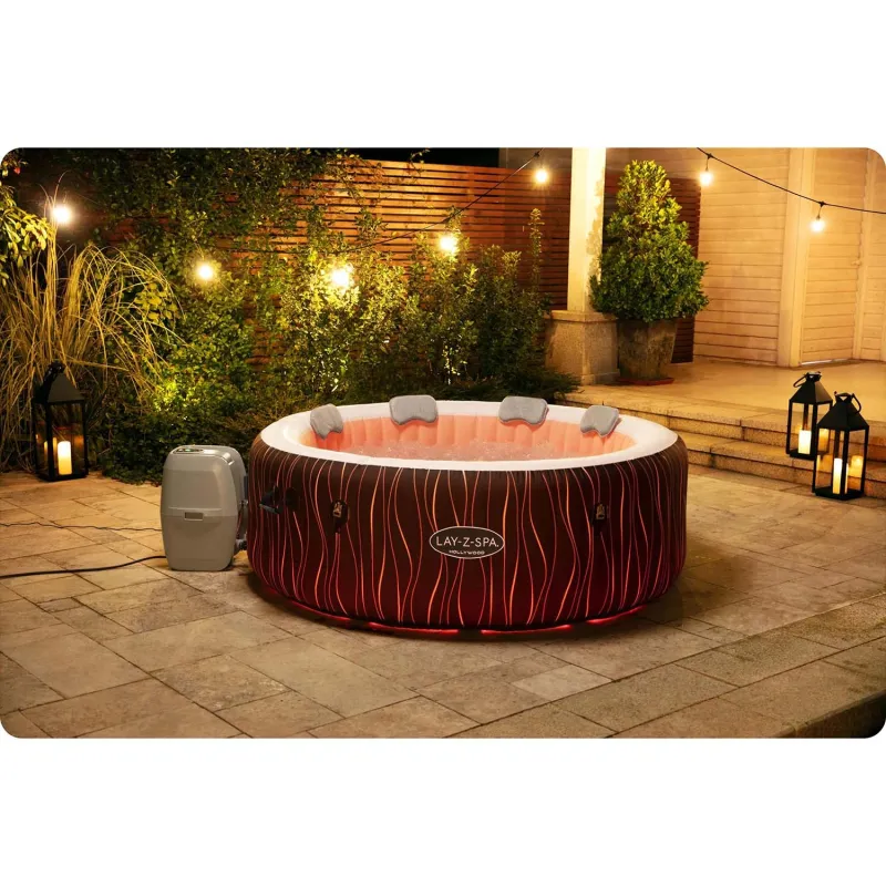 SPA Gonfiabile Lay-Z Hollywood, relax in giardino o sulla terrazza tutto l'anno