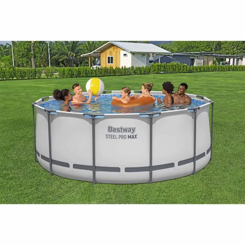 Piscina con struttura 366 x 122 cm, ideale per il relax estivo