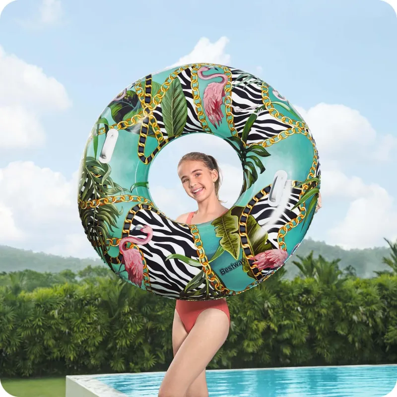 Ciambella da nuoto di 114 cm, perfetta per la piscina o le vacanze
