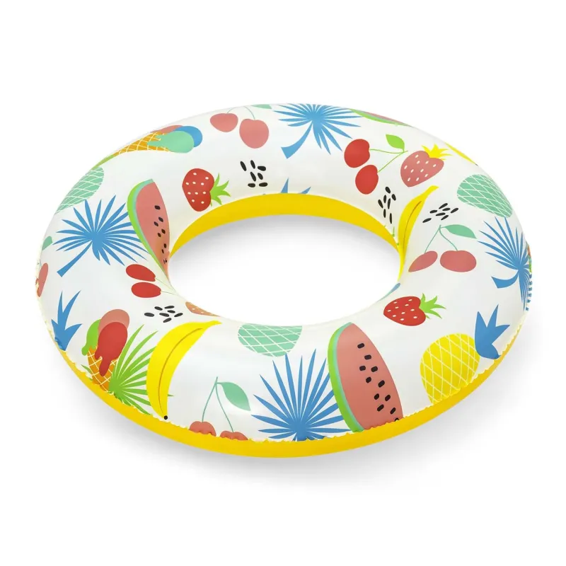Ciambella da nuoto colorata a forma di anguria 61 cm, perfetta per la spiaggia o la piscina