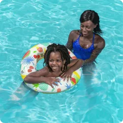 Anello da nuoto a forma di anguria 61 cm, perfetto per i bambini nelle giornate estive