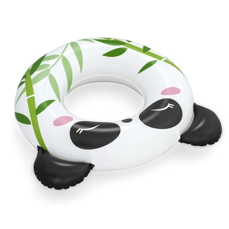 Ciambella da nuoto panda, ottima per divertirsi in giardino o in vacanza