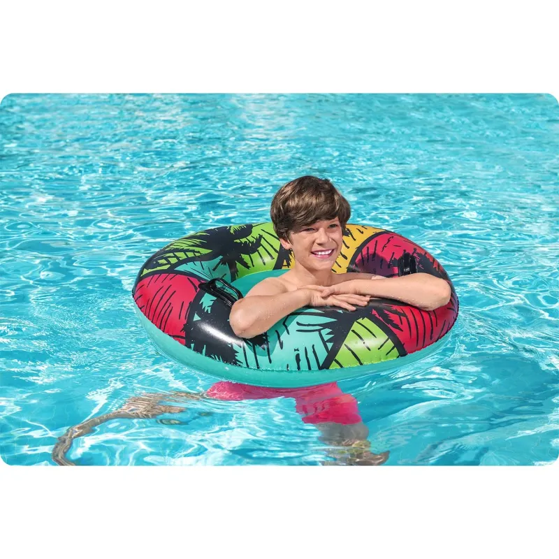 Perfetto per divertirsi in piscina, anello nuoto turchese, categoria: Ciambelle da nuoto