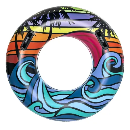 Anello da nuoto blu 91 cm, perfetto per il divertimento estivo in acqua