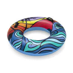 Anello da nuoto blu resistente, perfetto per i bambini in acqua