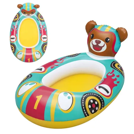 Bestway 34170 Orso Gonfiabile Cavalcabile per Bambini, giocattolo acquatico colorato per bambini